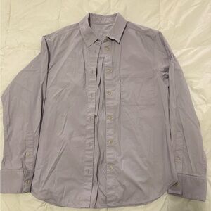 Unisex Lavender Button-Up Shirt